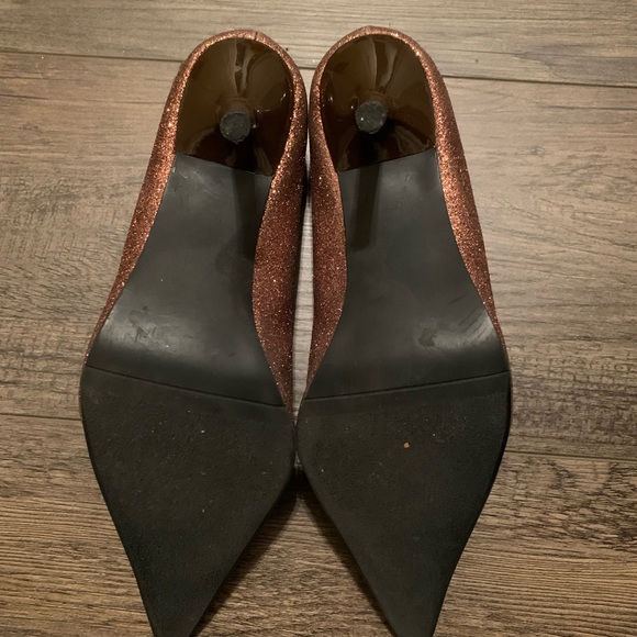 Nevada Bronze Sparkly Stilettos - Picture 5 of 14